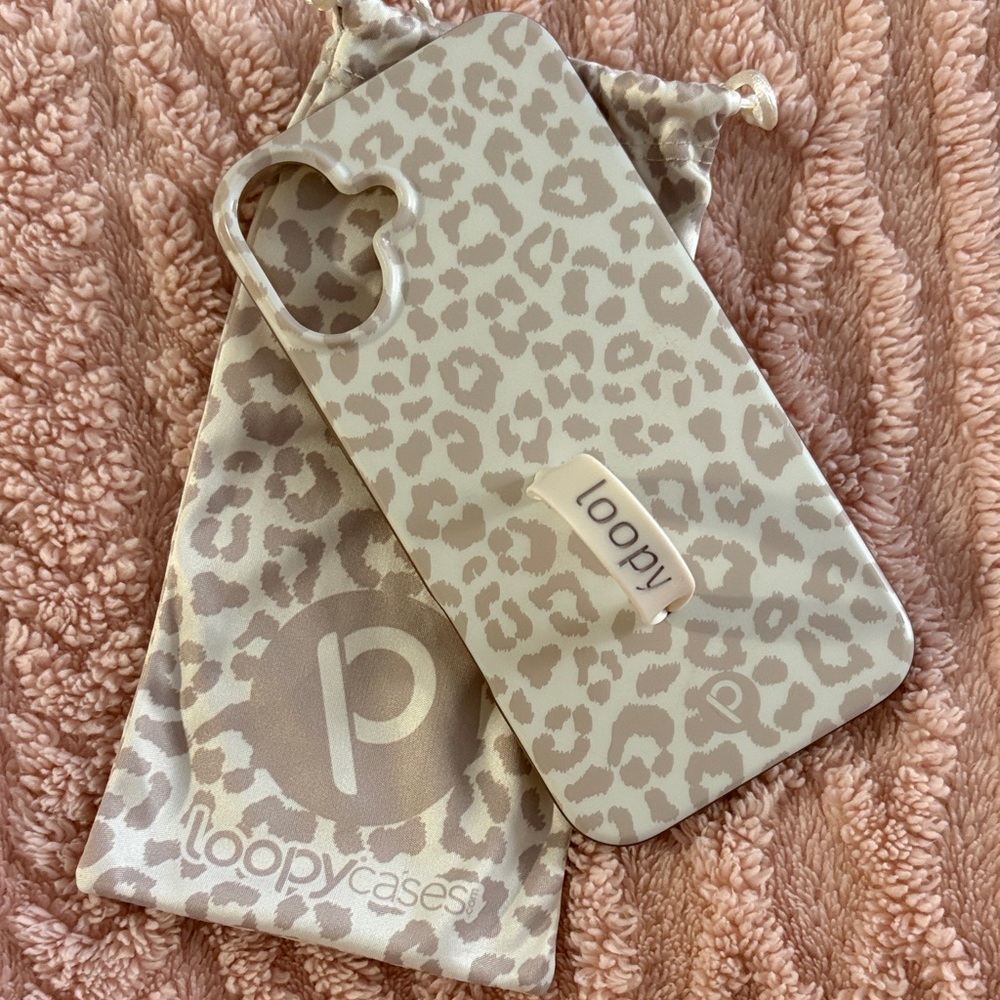 Leopard Print Loopy Phone Case